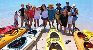 Excursion de kayaks